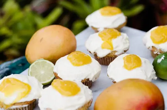 Mango cupcakes from Issue 08
